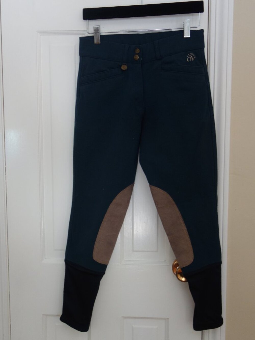 OVATION Horse Riding Equestrian Navy Pants Breeches Leggings – 28R